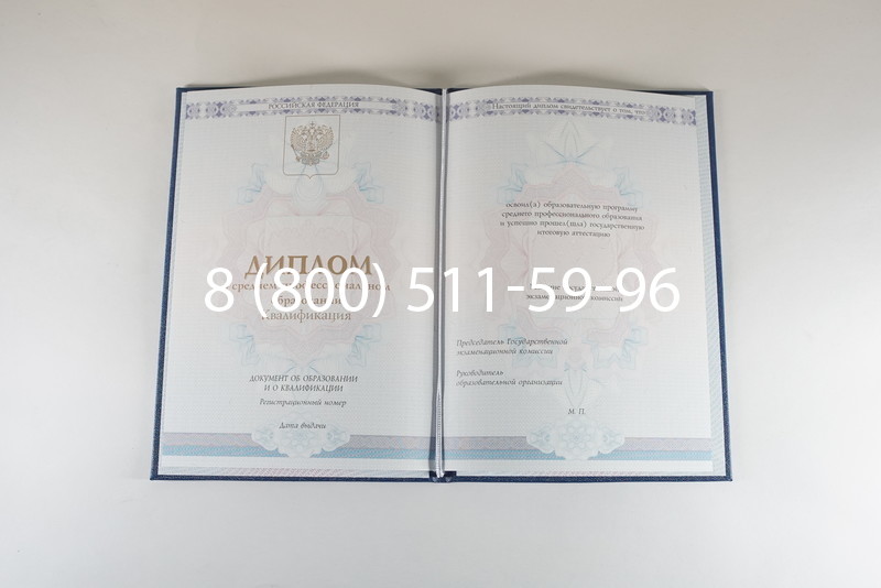 Диплом техникума 2014-2024 года в Брянске